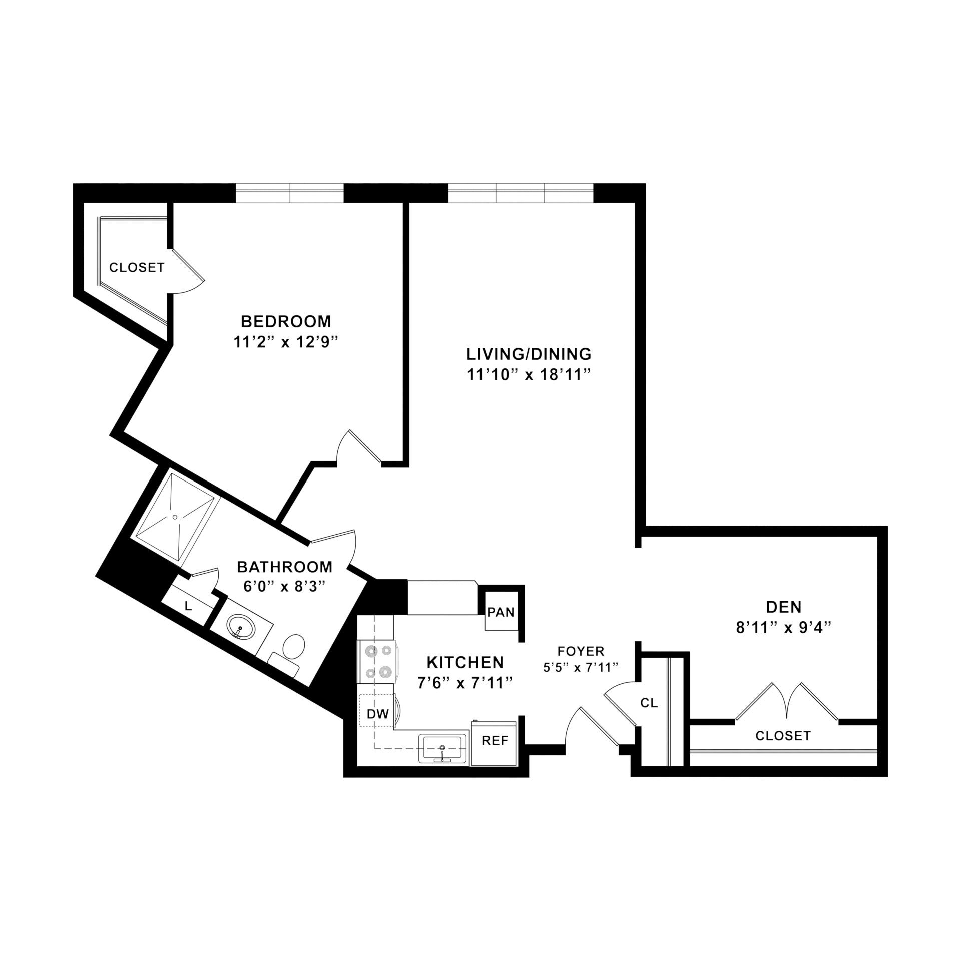 Apartment H 1 Bedroom 1 Bathroom at Weinberg Village II Apartment H 1 Bedroom 1 Bathroom at Weinberg Village II